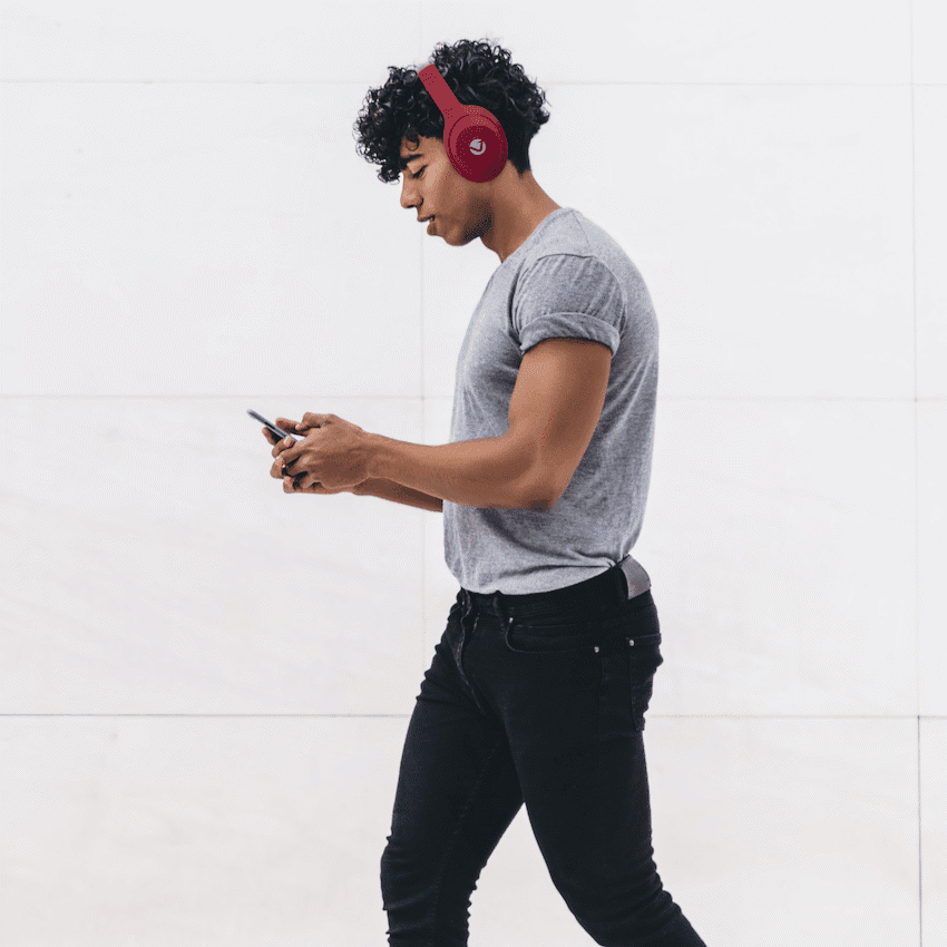 Volkano Cosmic 2 Series Bluetooth Headphones - Red 5