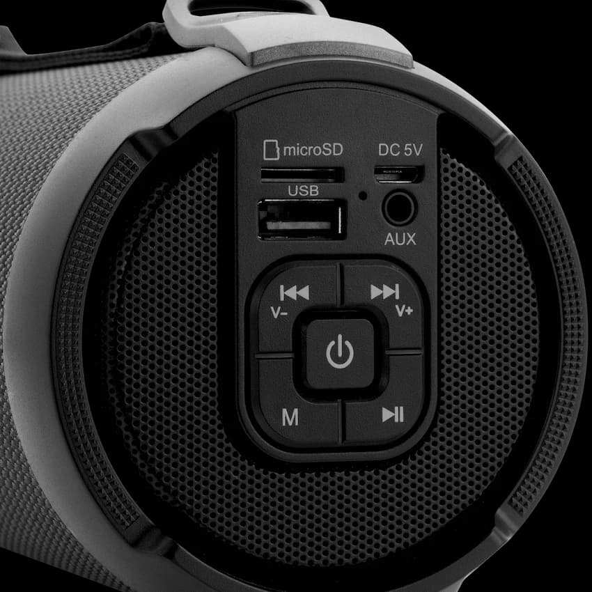 Volkano Mini Mamba Series Bluetooth Speaker - Black 6