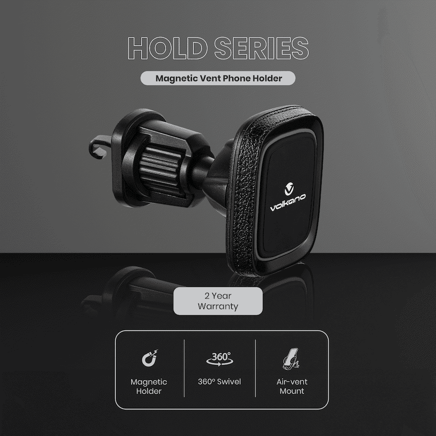 Volkano Hold Series Magnetic Vent Phone Holder 3
