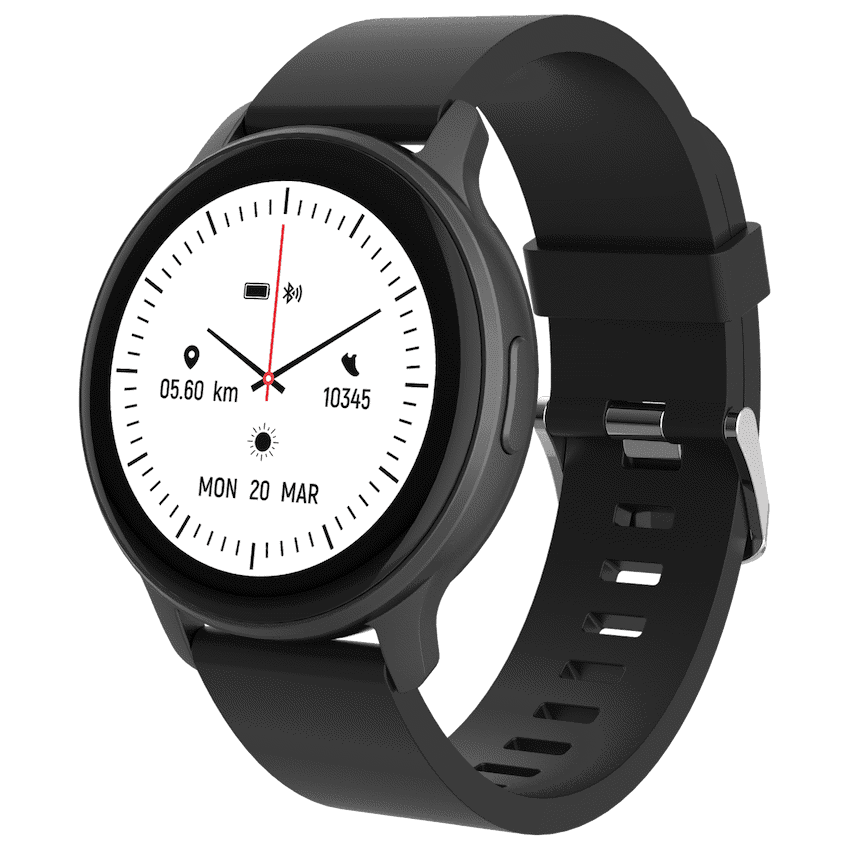 Volkano Active Tech Trend series Watch with heart rate monitor - Black 2