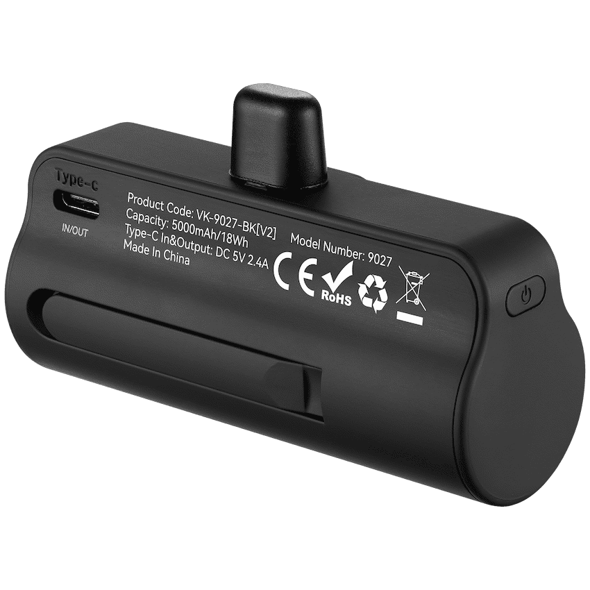 Volkano Relief Pro Power Bank - 5000mAh Type-C Direct Plug-In 8