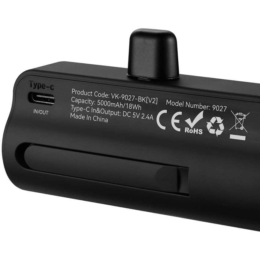Volkano Relief Pro Power Bank - 5000mAh Type-C Direct Plug-In 9