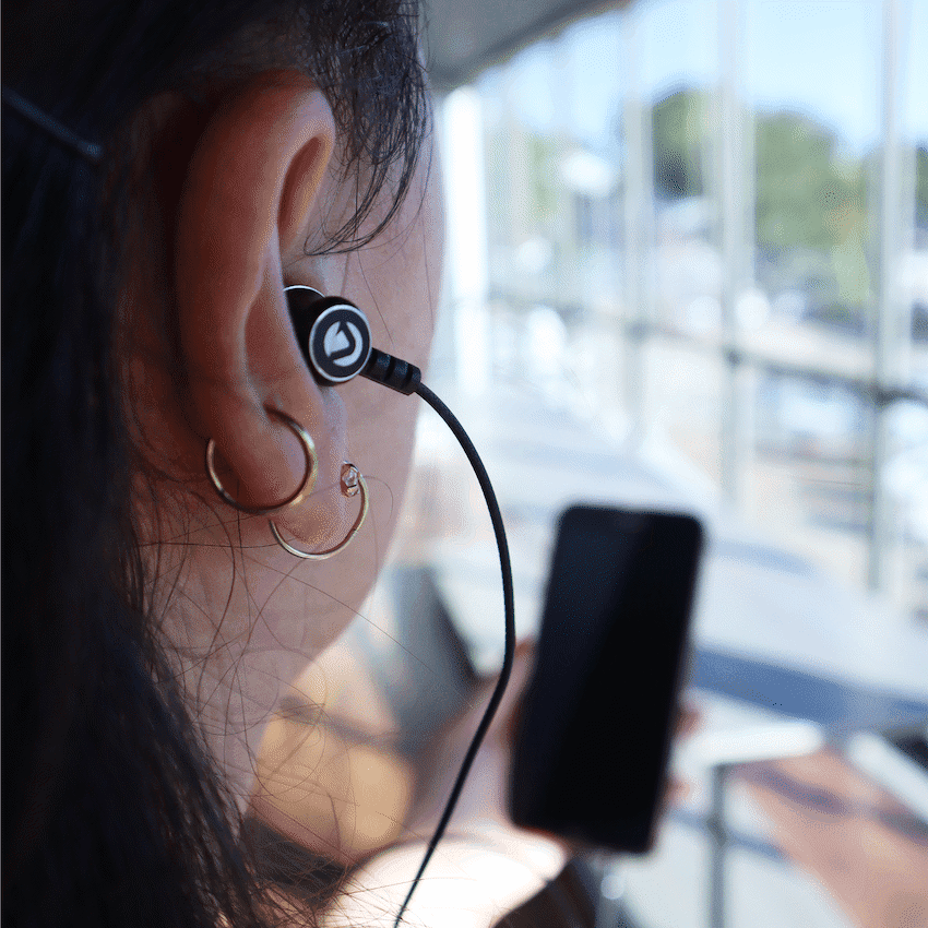 Volkano Earphones with Mic - STANNIC SERIES - Black 7