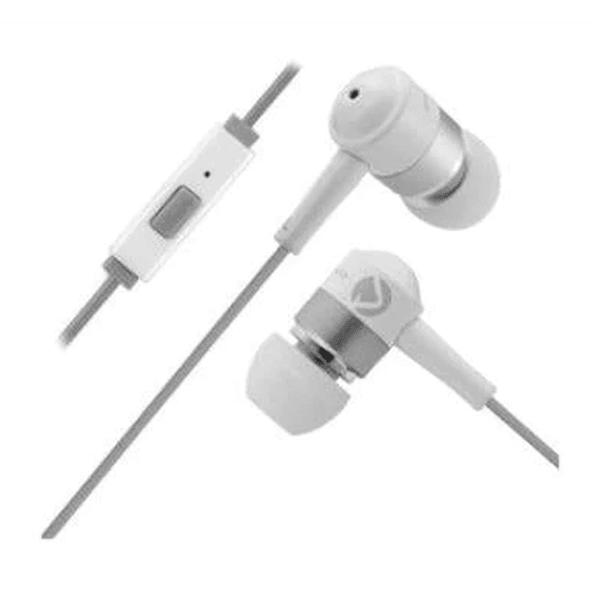 Volkano Earphones with Mic - Stannic Series - White 3
