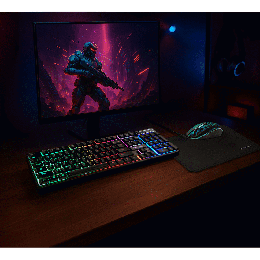 VX Gaming Artemis series 3-in-1 Combo KB, Mouse, Mousepad 7