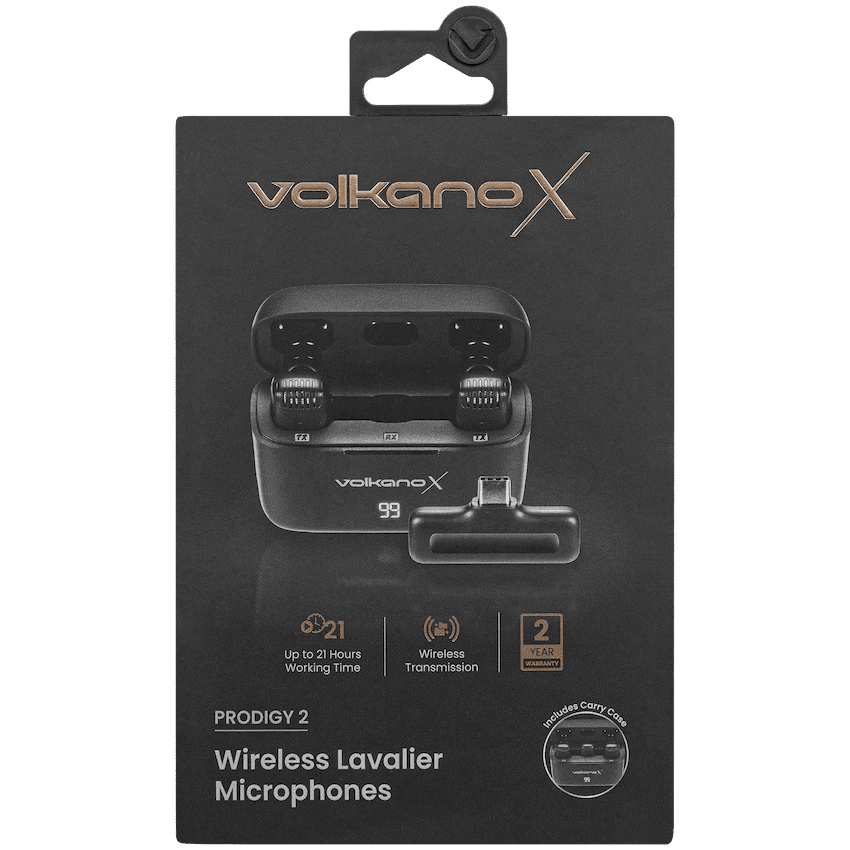 VolkanoX Prodigy 2 Series Wireless Lavalier Microphone 7