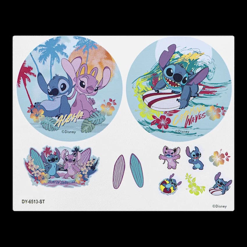 Disney Stitch Auxiliary Headphones with 11 Stickers 7