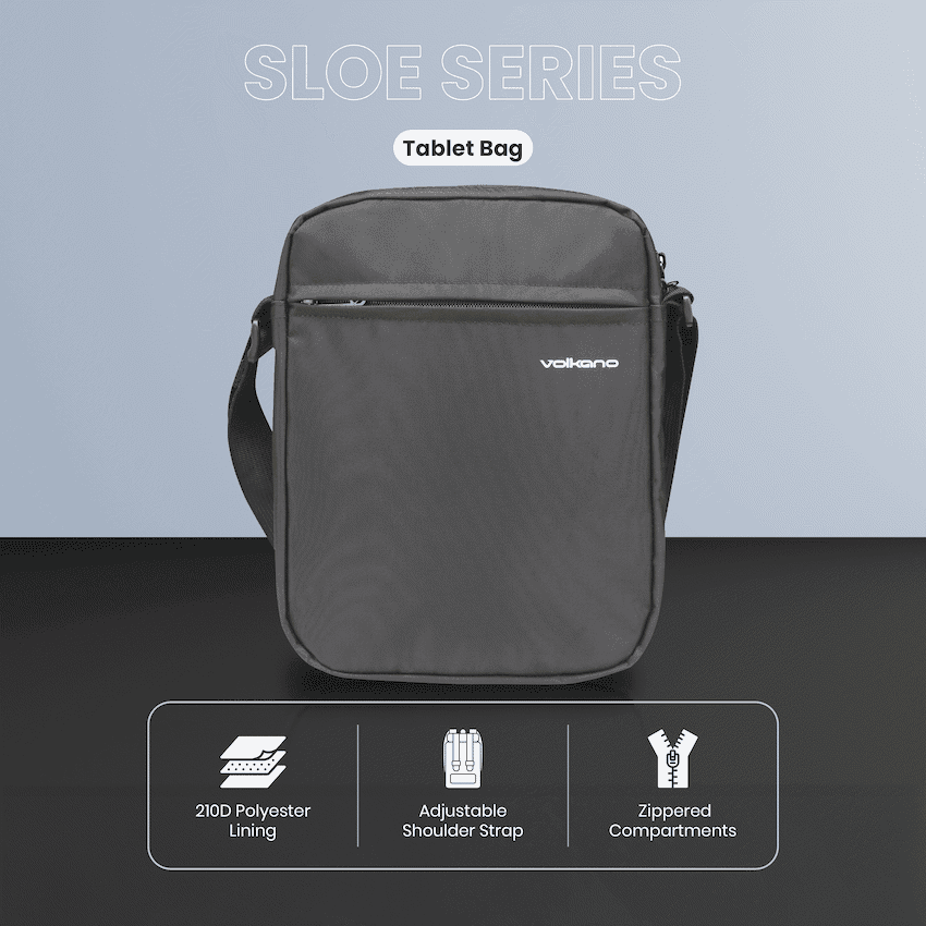 Volkano Tablet Bag Sloe Series 10.1" - Black 3