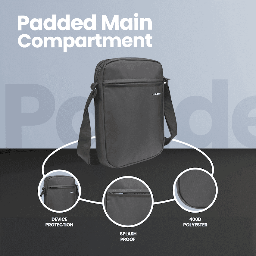 Volkano Tablet Bag Sloe Series 10.1" - Black 4