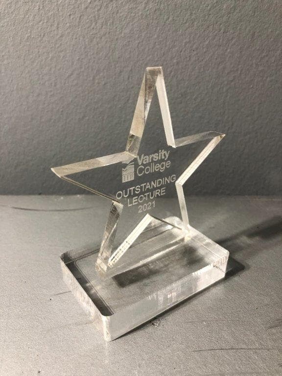 Acrylic Clear Base Star 02 - 15cm 1