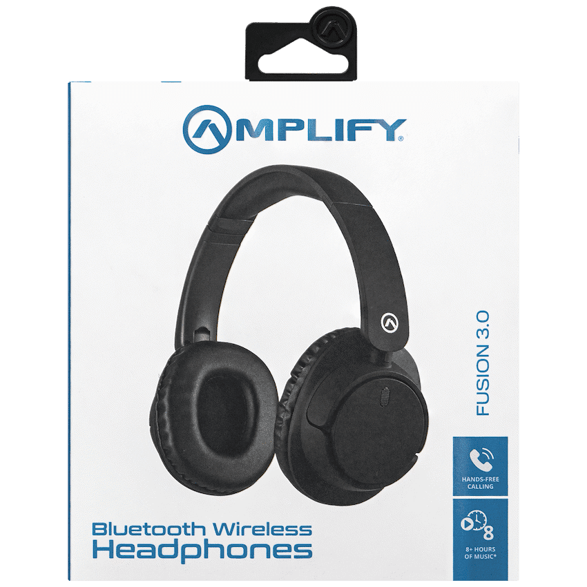 Amplify Fusion Series V3.0 Bluetooth Headphones - Black 8