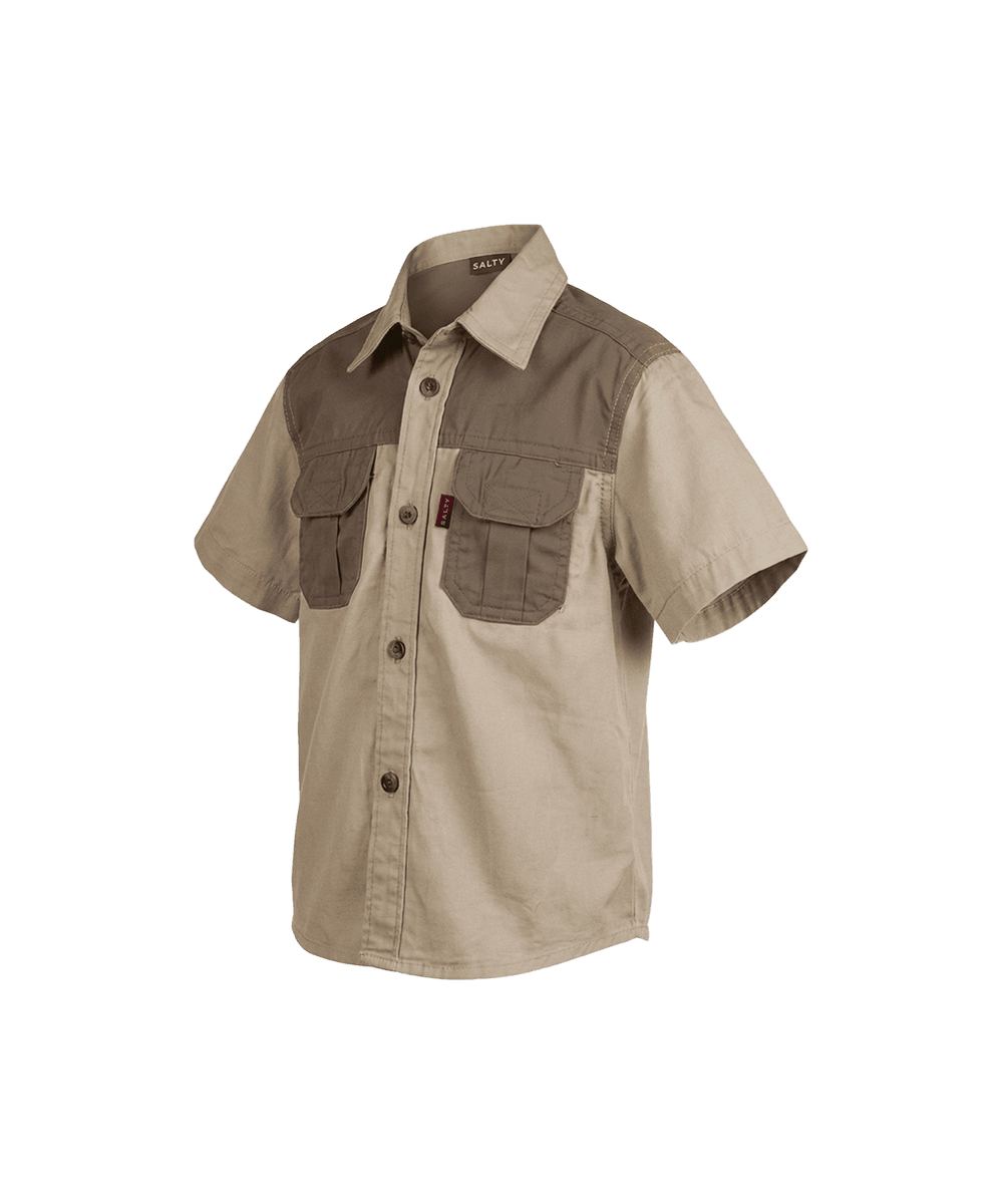 Meerkat Kids Two Tone Bush Shirt 2