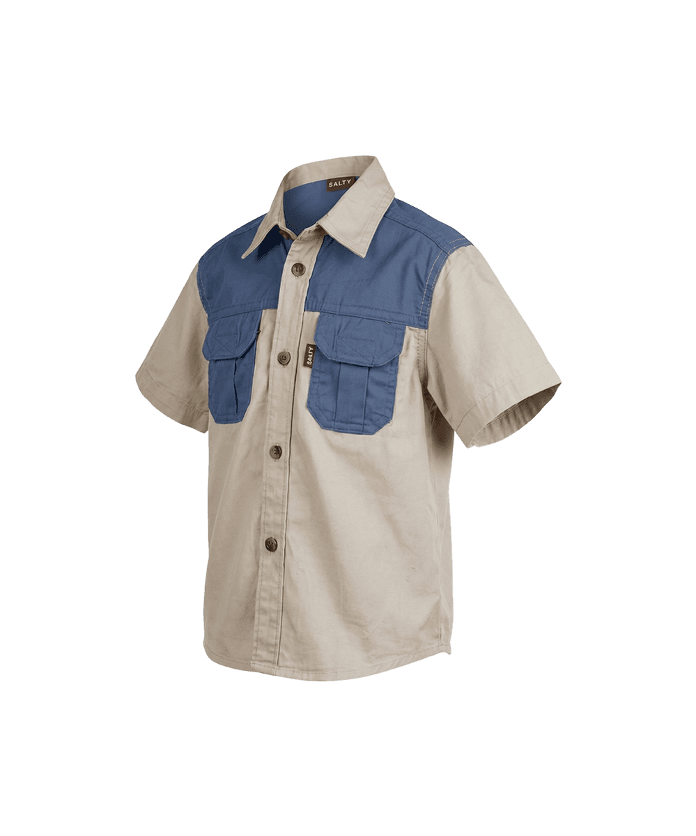 Meerkat Kids Two Tone Bush Shirt 3