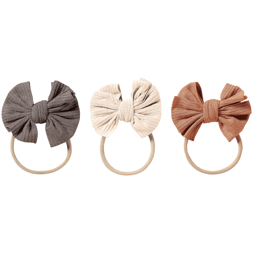 Bow Headbands - Set of 3 7