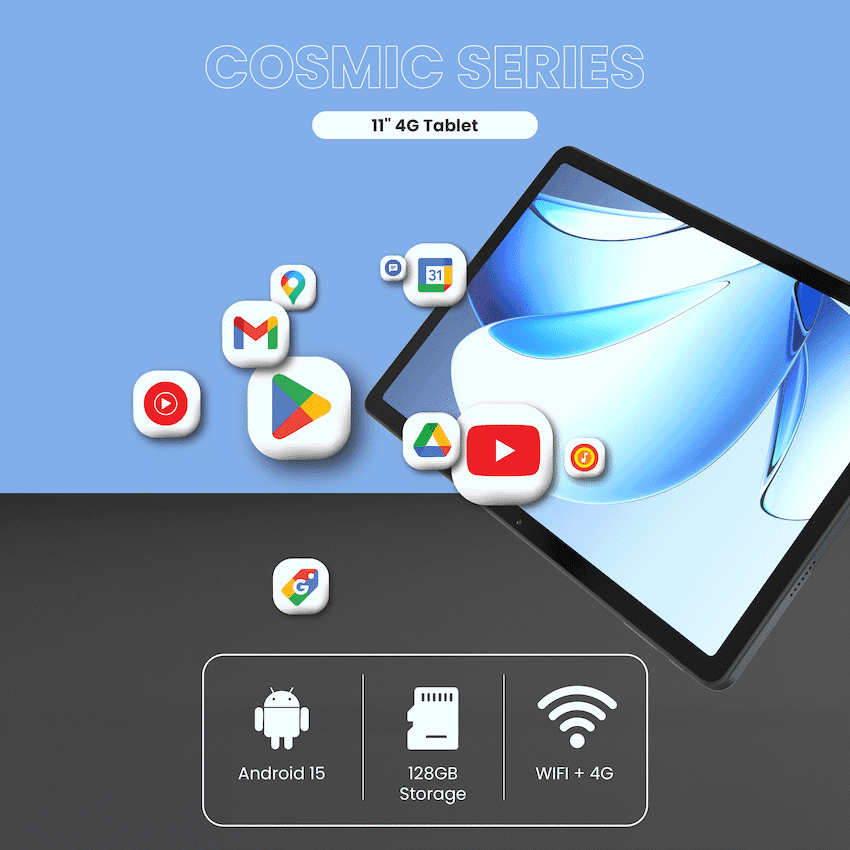 Volkano Cosmic Series 11" 4G Tablet 3