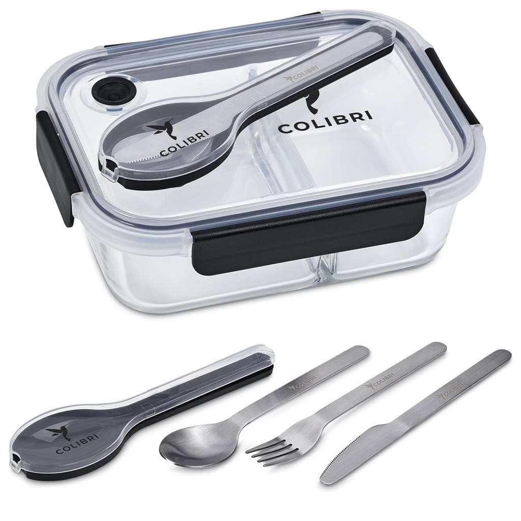 Serendipio Mealmate Lunch Box & Cutlery Set 1