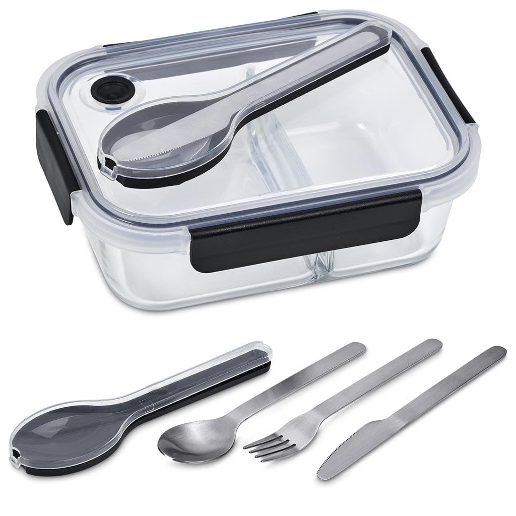 Serendipio Mealmate Lunch Box & Cutlery Set 4