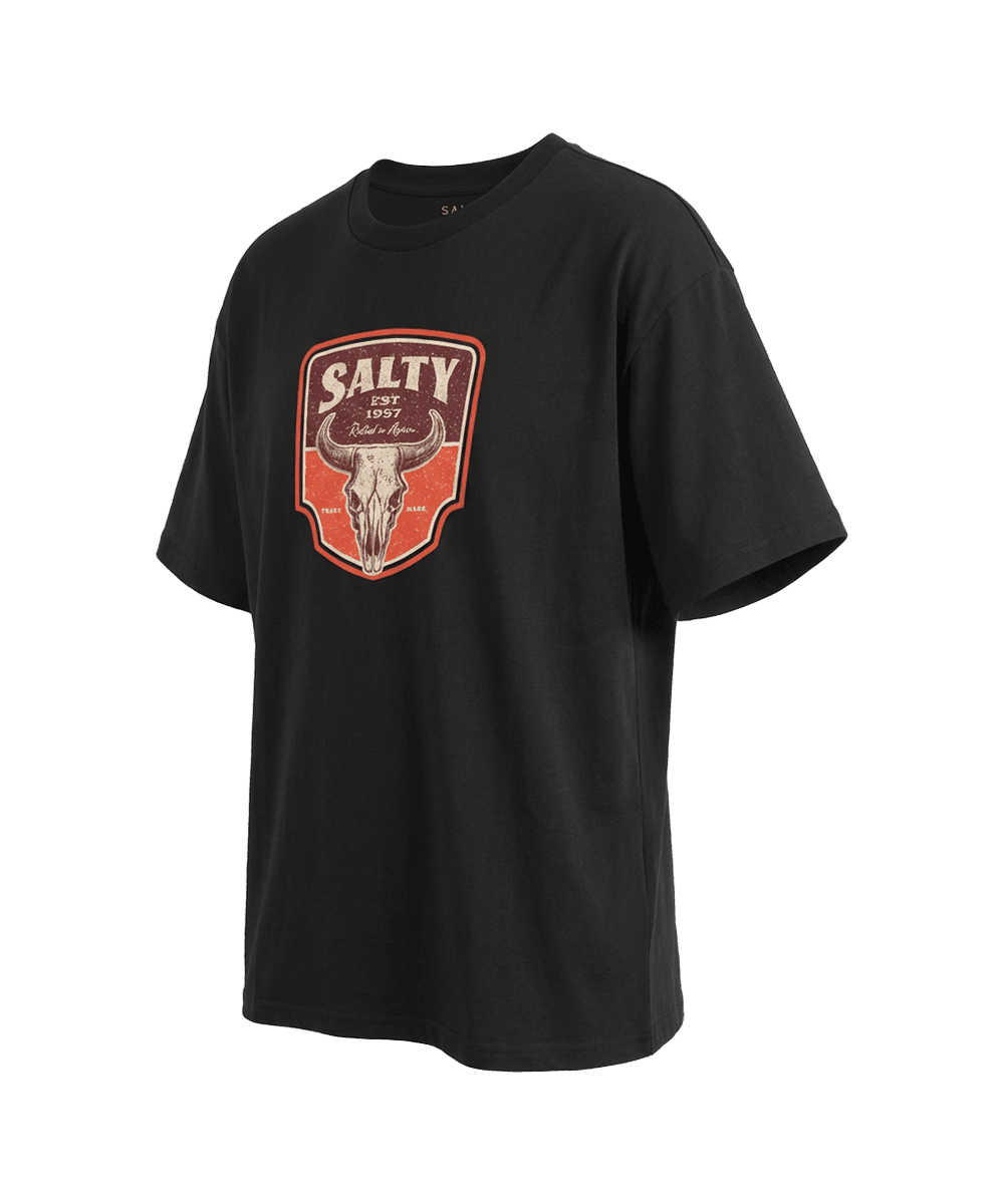 Salty T-Shirt Water Buffalo Skull