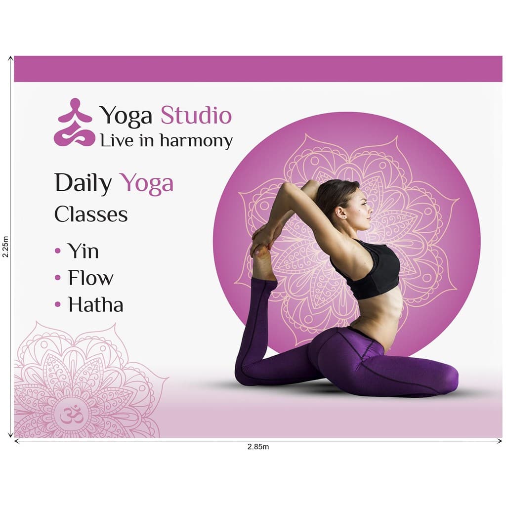 Legend Curved Banner Wall Skin 1.45m x 2.25m (Excludes Hardware) 1