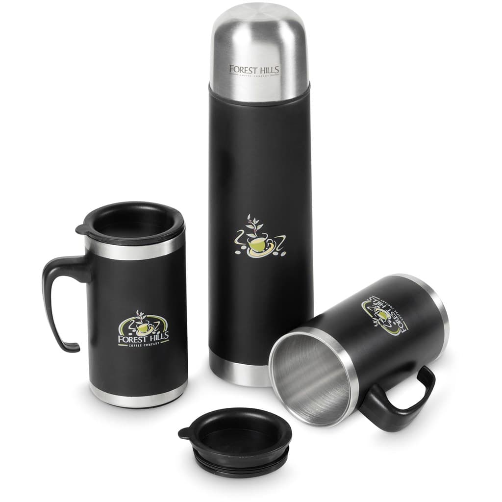 Cardinal Stainless Steel Vacuum Flask & Mug Set 5