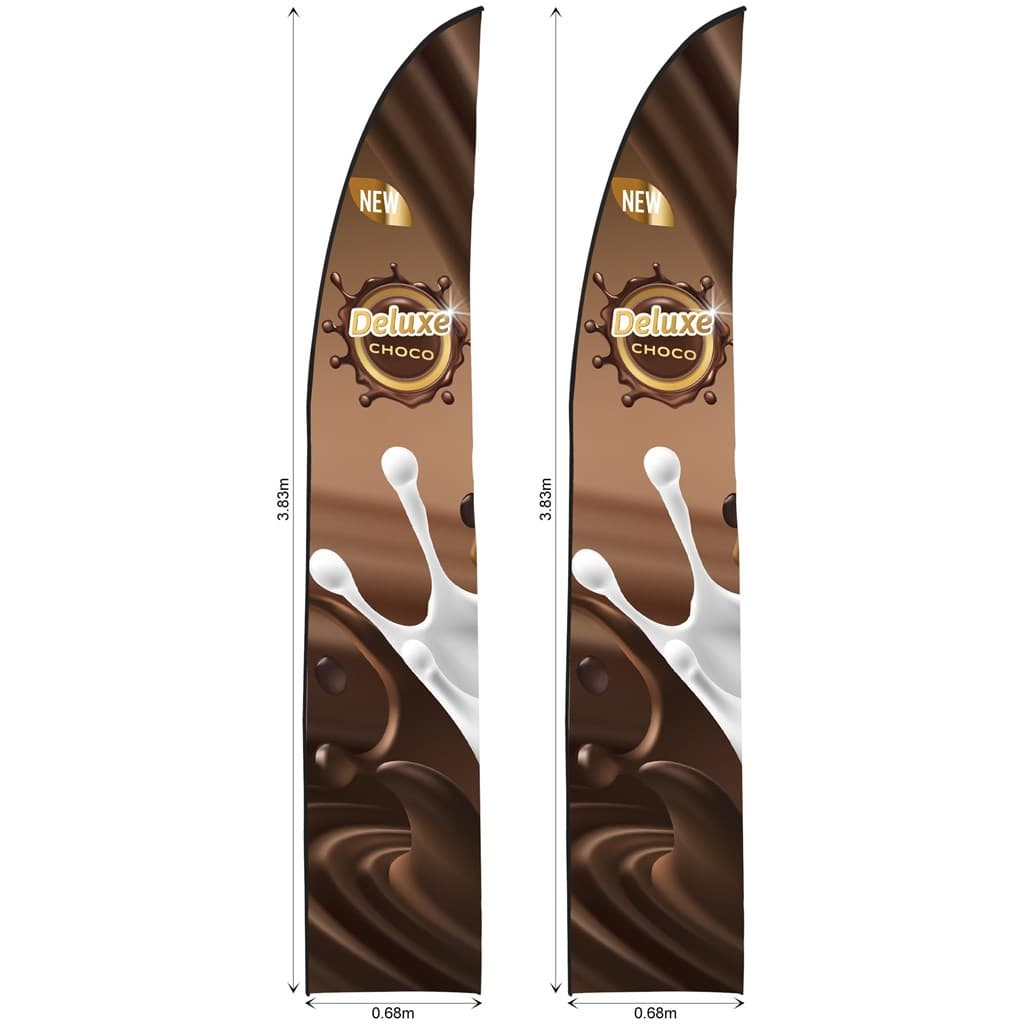 Legend 3m Sublimated Arcfin Flying Banner Skin - Set Of 2 (Excludes Hardware) 1