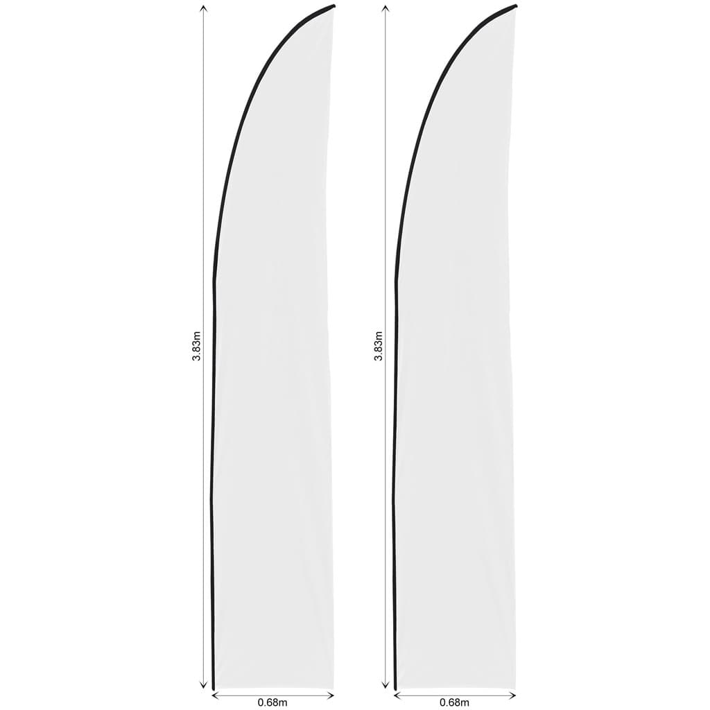 Legend 3m Sublimated Arcfin Flying Banner Skin - Set Of 2 (Excludes Hardware) 2