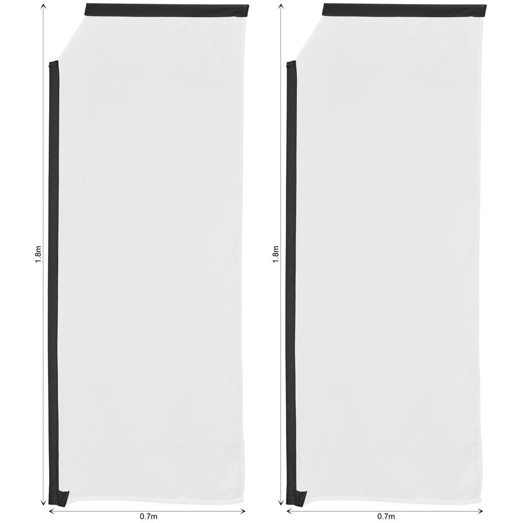 Legend 2m Sublimated Telescopic Flying Banner Skin - Set Of 2 (Excludes Hardware) 2