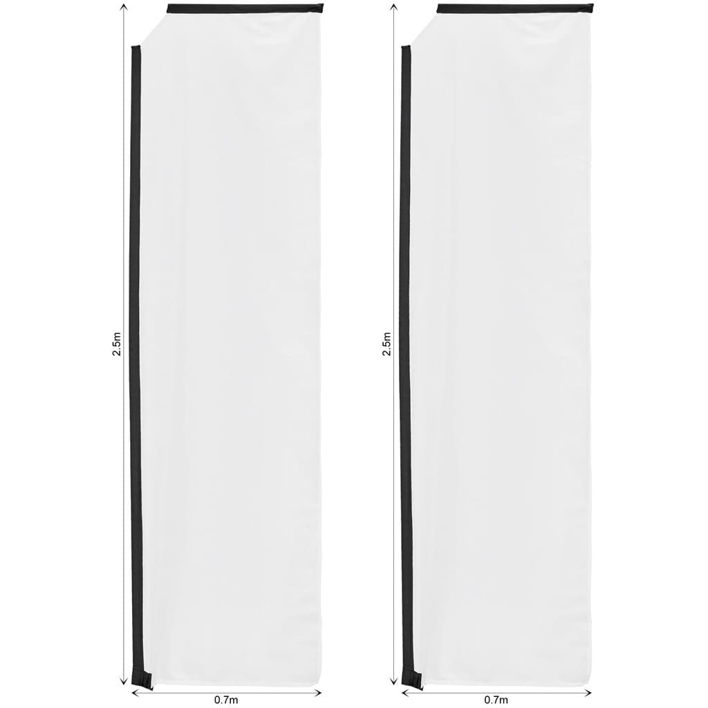 Legend 3m Sublimated Telescopic Flying Banner Skin - Set Of 2 (Excludes Hardware) 2