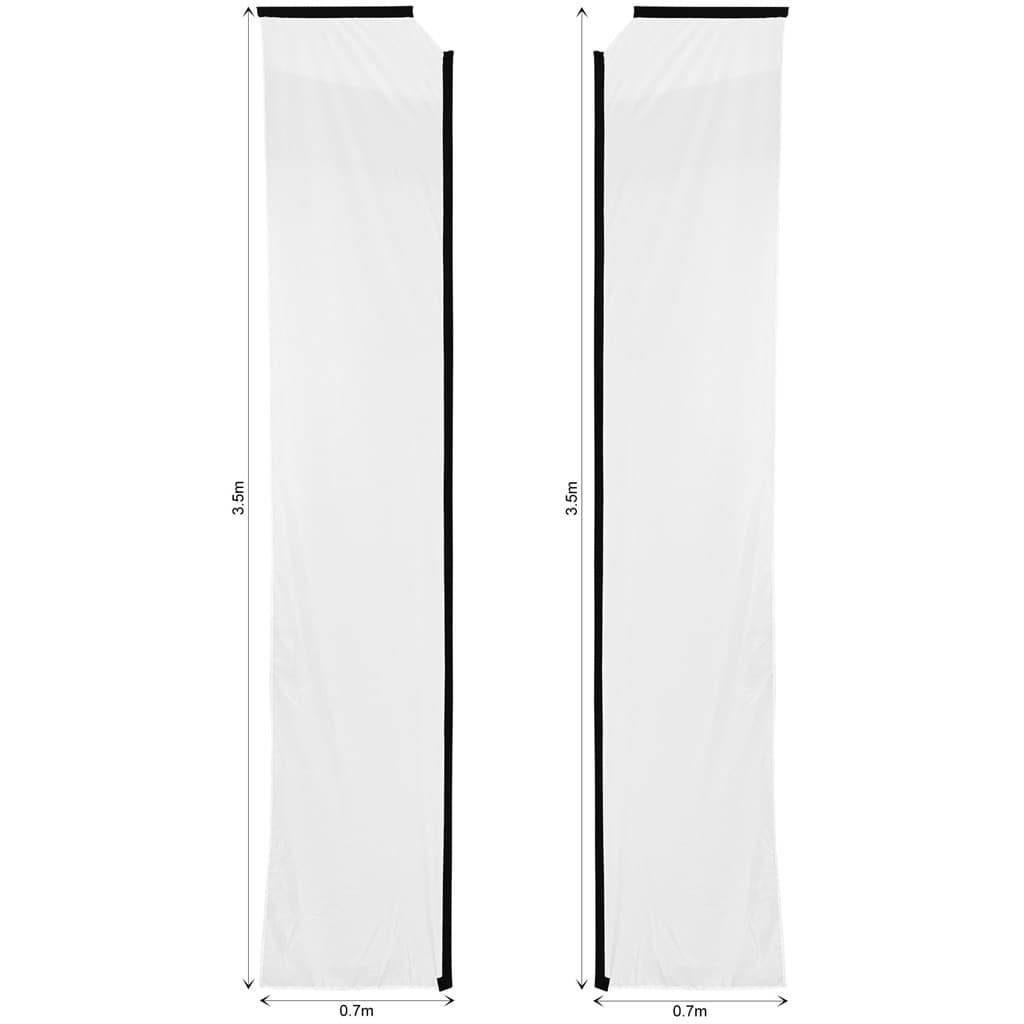 Legend 4m Sublimated Telescopic Double-Sided Flying Banner Skin (Excludes Hardware) 2