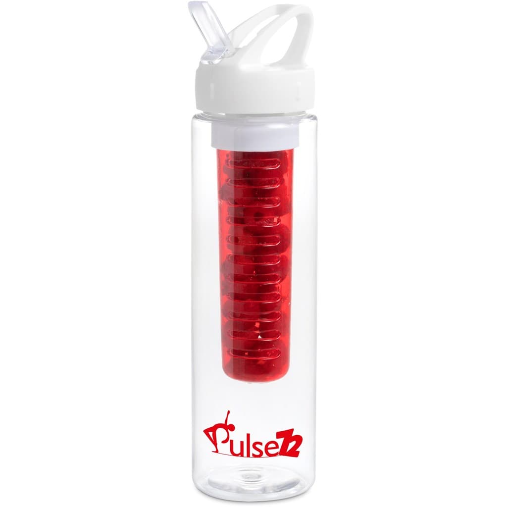 Zest Plastic Infuser Bottle - 750ml - Red - Red 1