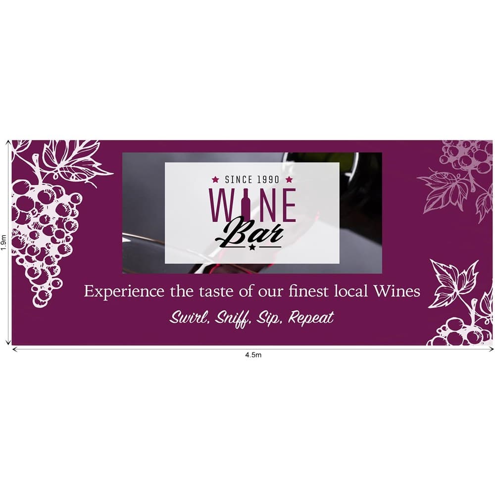 Ovation Sublimated Gazebo 4.5m X 3m - Long Side Full-Wall  (Excludes Hardware) 1