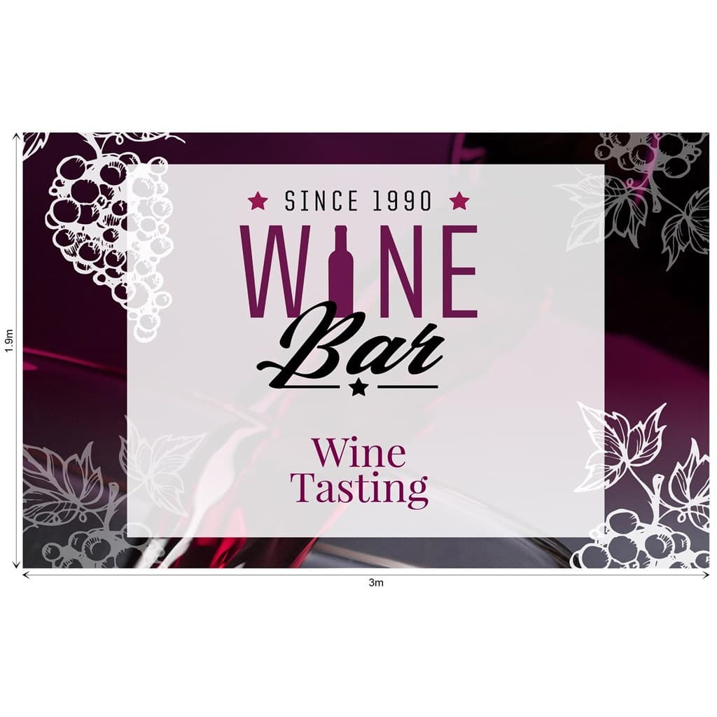 Ovation Sublimated Gazebo 4.5m X 3m - Short Side Full-Wall (Excludes Hardware) 1