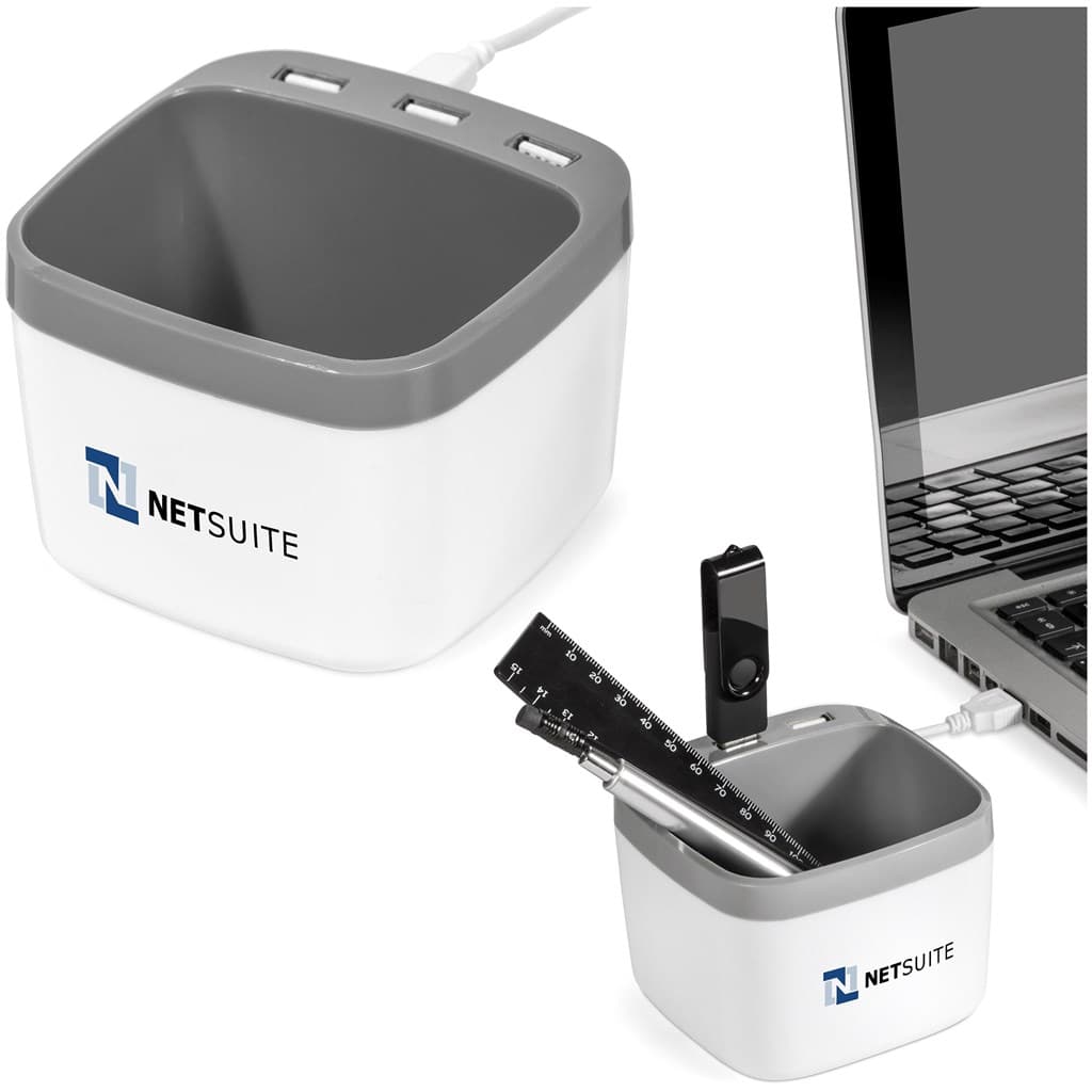 Kubelink Desk Caddy & USB Hub 1