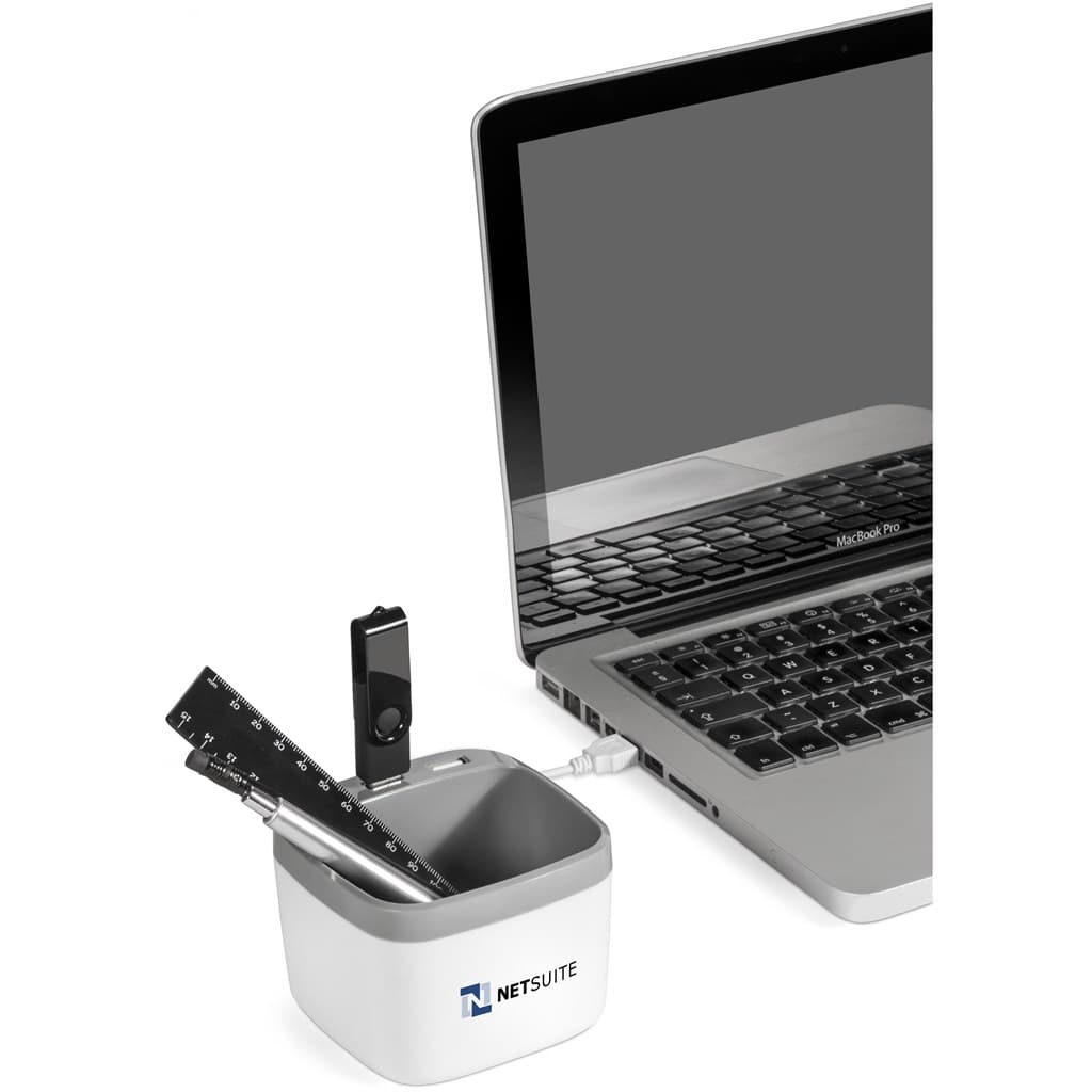 Kubelink Desk Caddy & USB Hub 4
