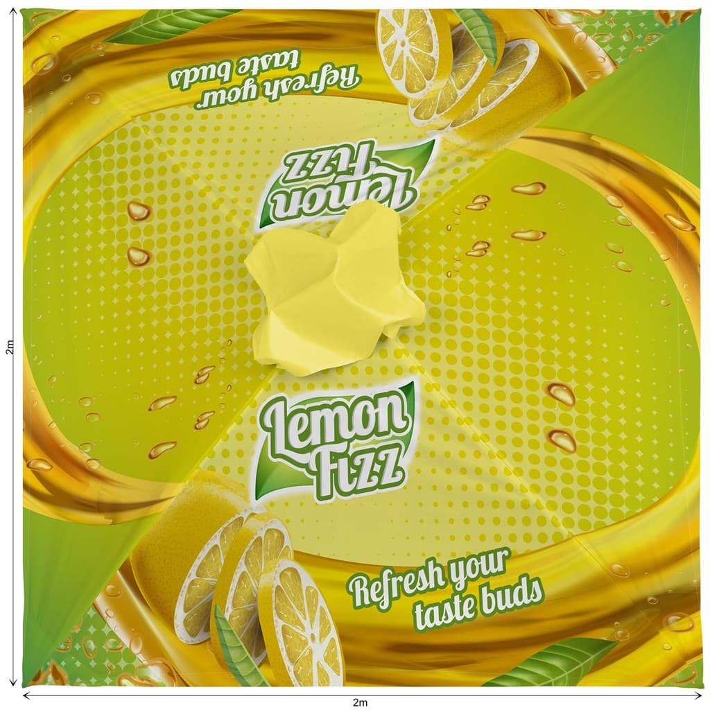 Legend Sublimated Parasol Roof 2m X 2m 1