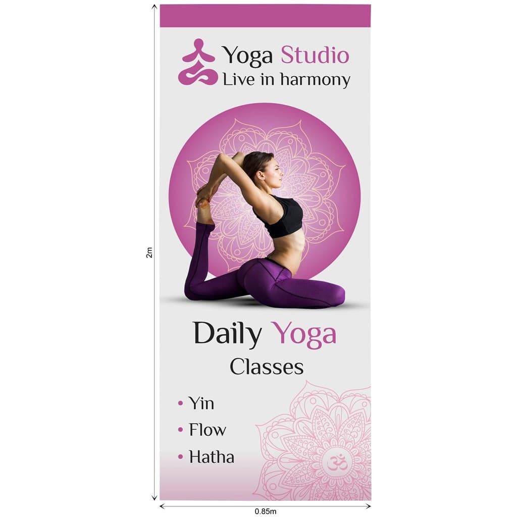 Pull-Up Banner Display Fabric Skin (Excludes Hardware) 1