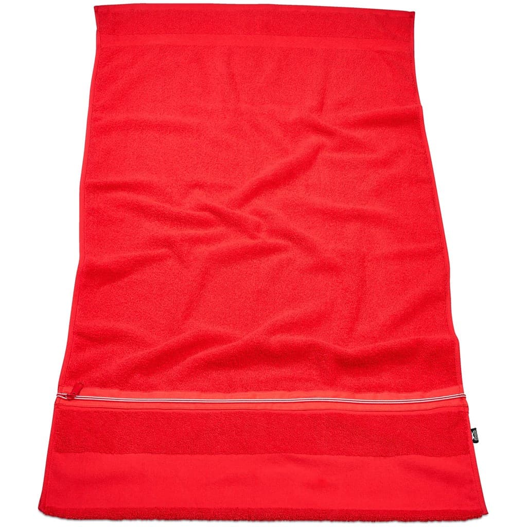 Slazenger Wembley Gym Towel - Red - Red 5