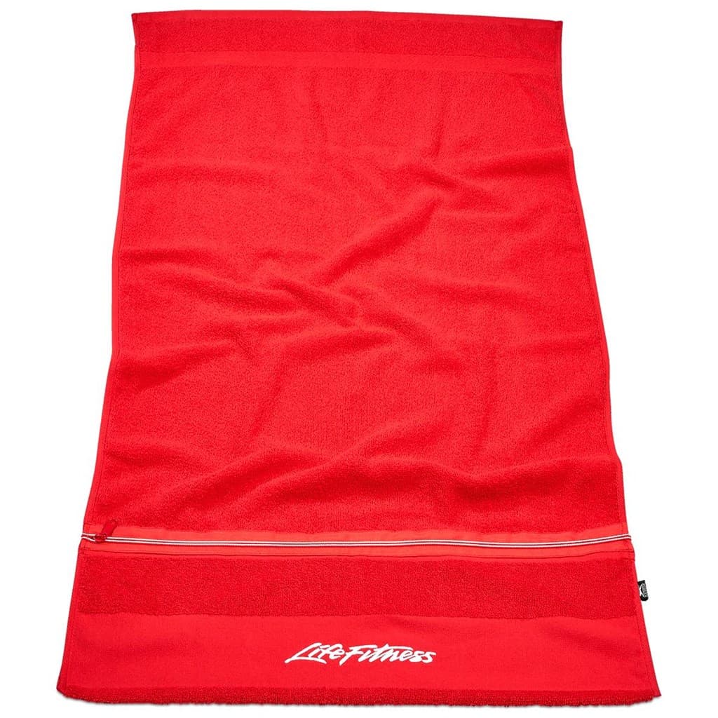 Slazenger Wembley Gym Towel - Red - Red 6