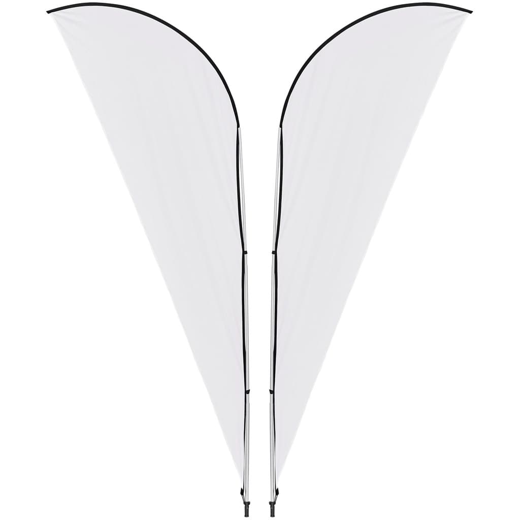 Legend 2M Sublimated Sharkfin Double-Sided Flying Banner - 1 complete unit 9