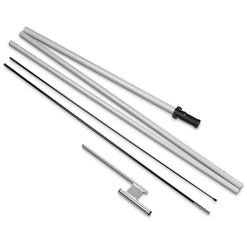 Legend 4M Sublimated Sharkfin Double-Sided Flying Banner - 1 complete unit 4