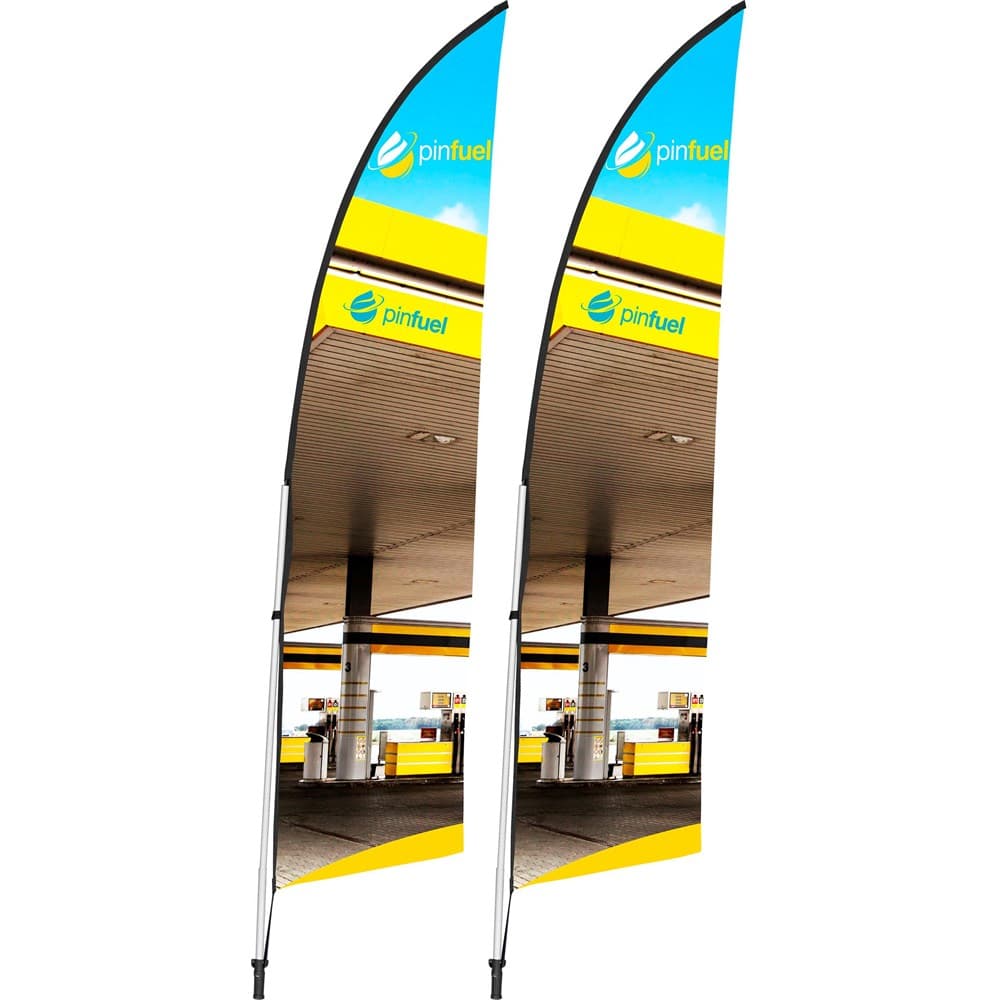Legend 2m Arcfin Flying Banner (Set of 2) 1