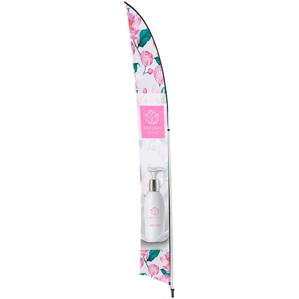 Legend 4M Sublimated Arcfin Double-Sided Flying Banner - 1 complete unit 4