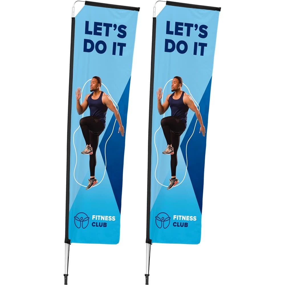 Legend 3m Telescopic Flying Banner (Set of 2) 1