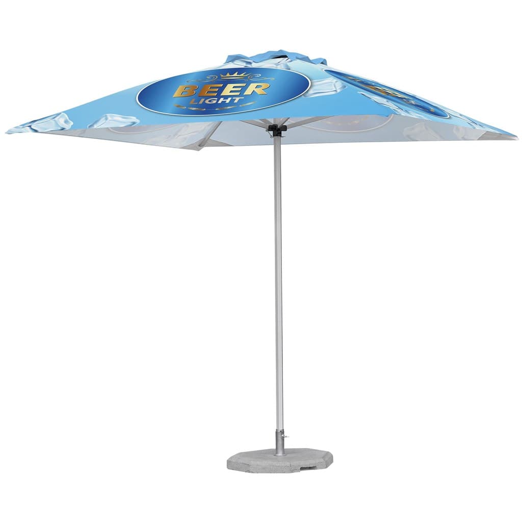 Legend Sublimated Parasol Single Hexagonal Pole 2.2m x 2.2m 1
