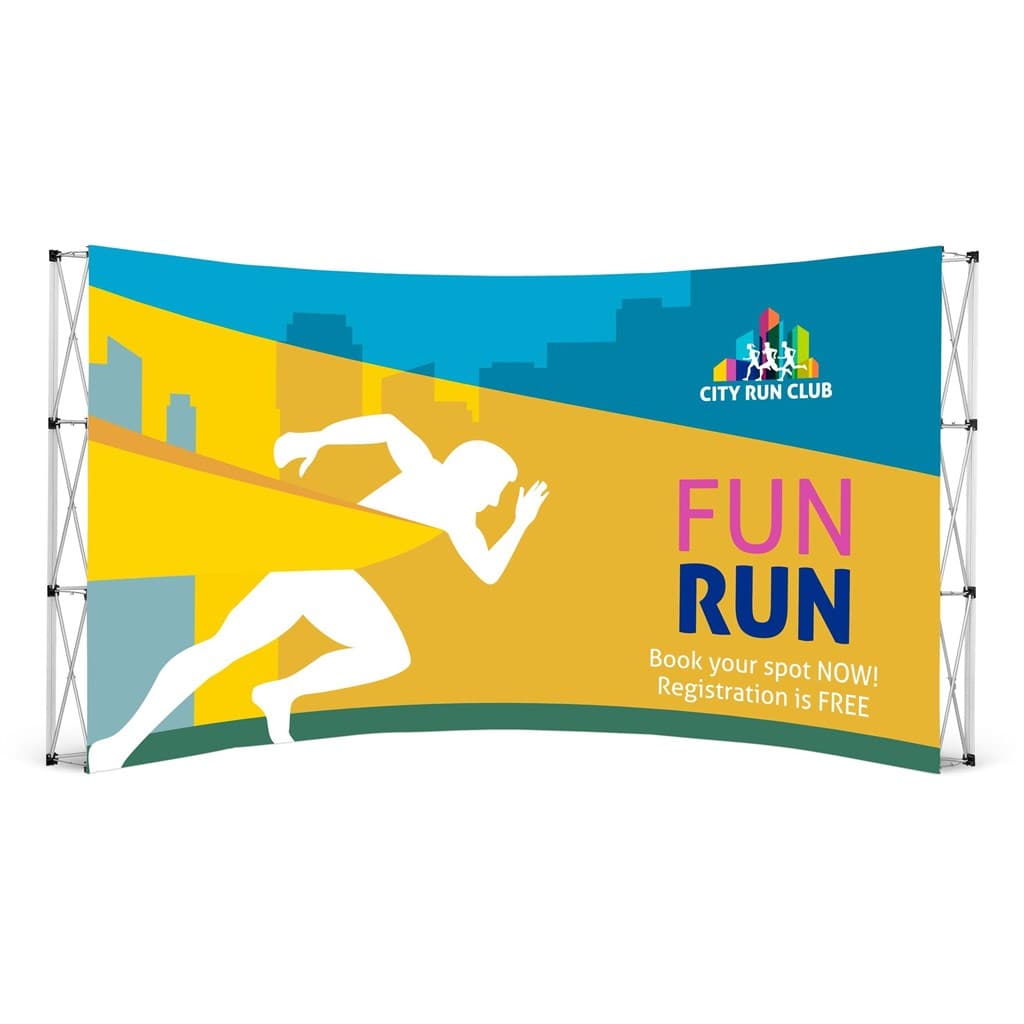 Legend Curved Banner Wall 4.2m x 2.25m 21