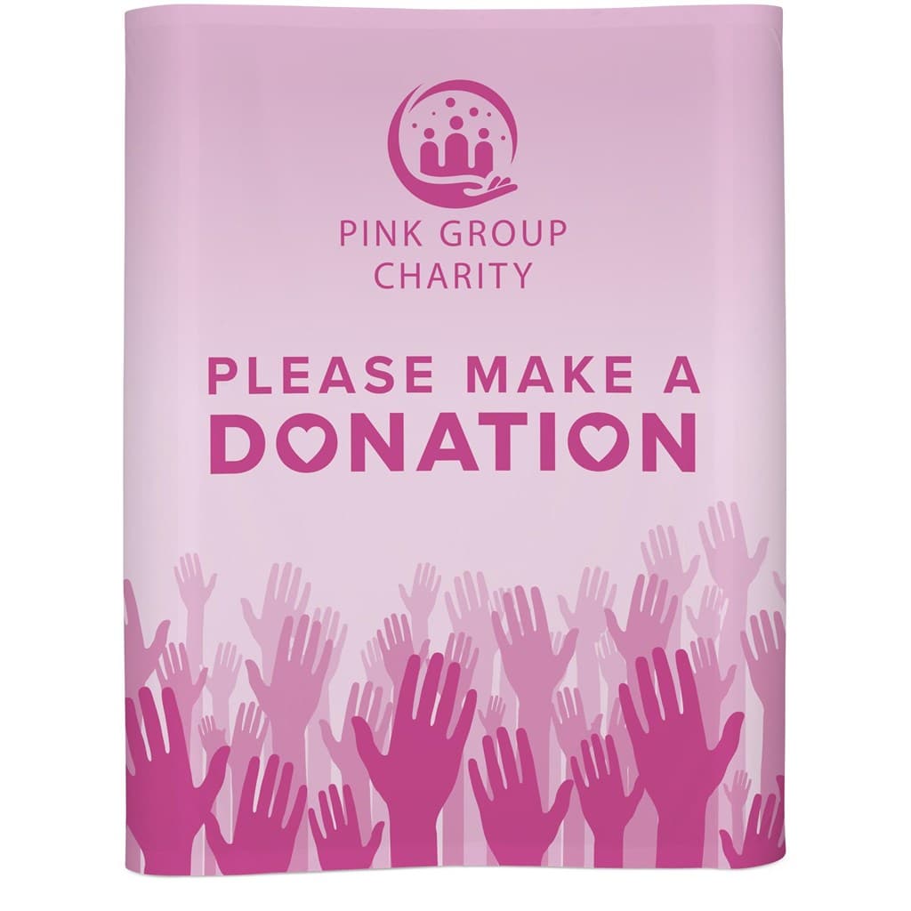 Legend Curved Banner Wall with Wings 1.45m x 2.25m 2