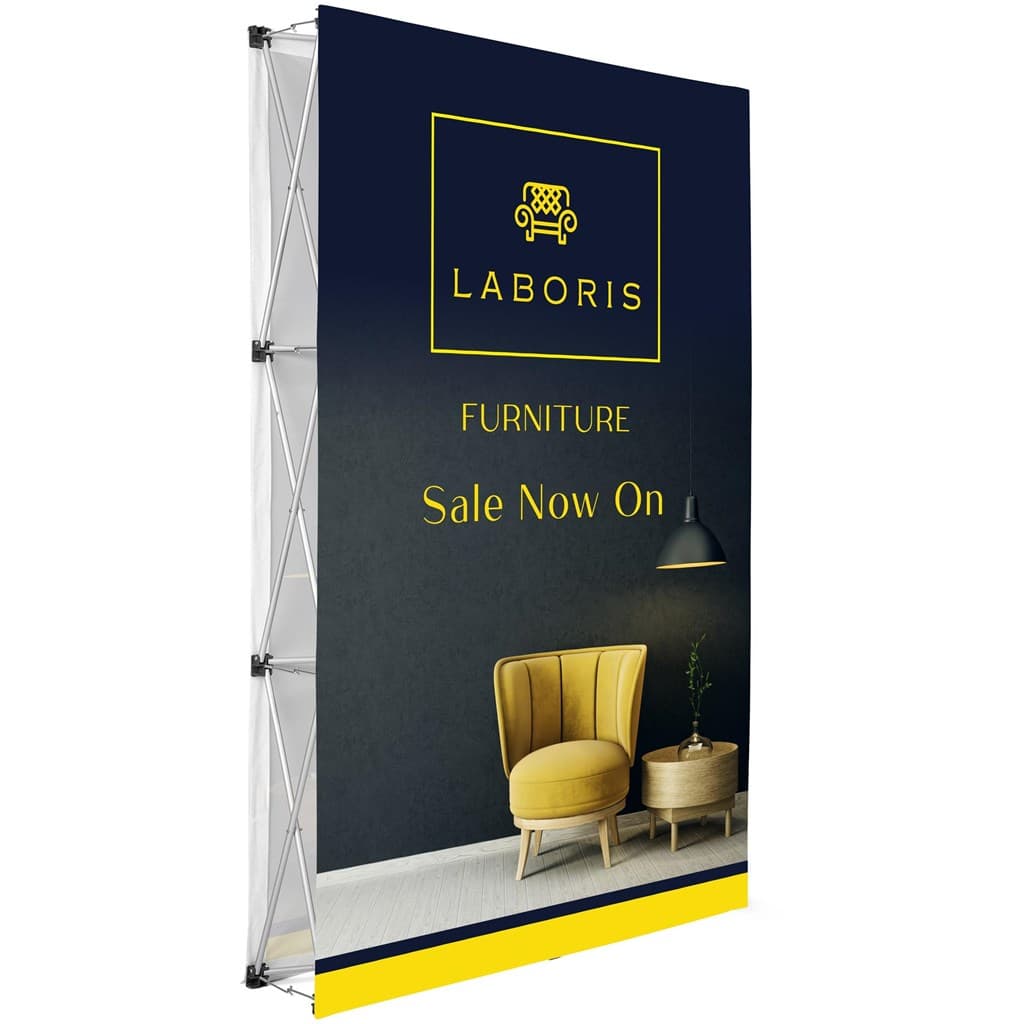 Legend Double-Sided Straight Banner Wall 1.52m x 2.25m 3