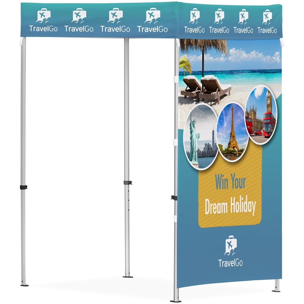 Ovation Sublimated Gazebo 1.5m X 1.5m - 1 Full-Wall Skin 1