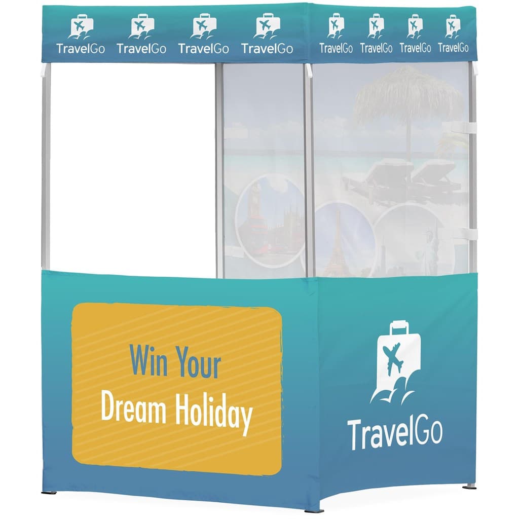 Ovation Sublimated Gazebo 1.5m X 1.5m - 2 Half-Wall Skins - 1 Full-Wall Skin 18