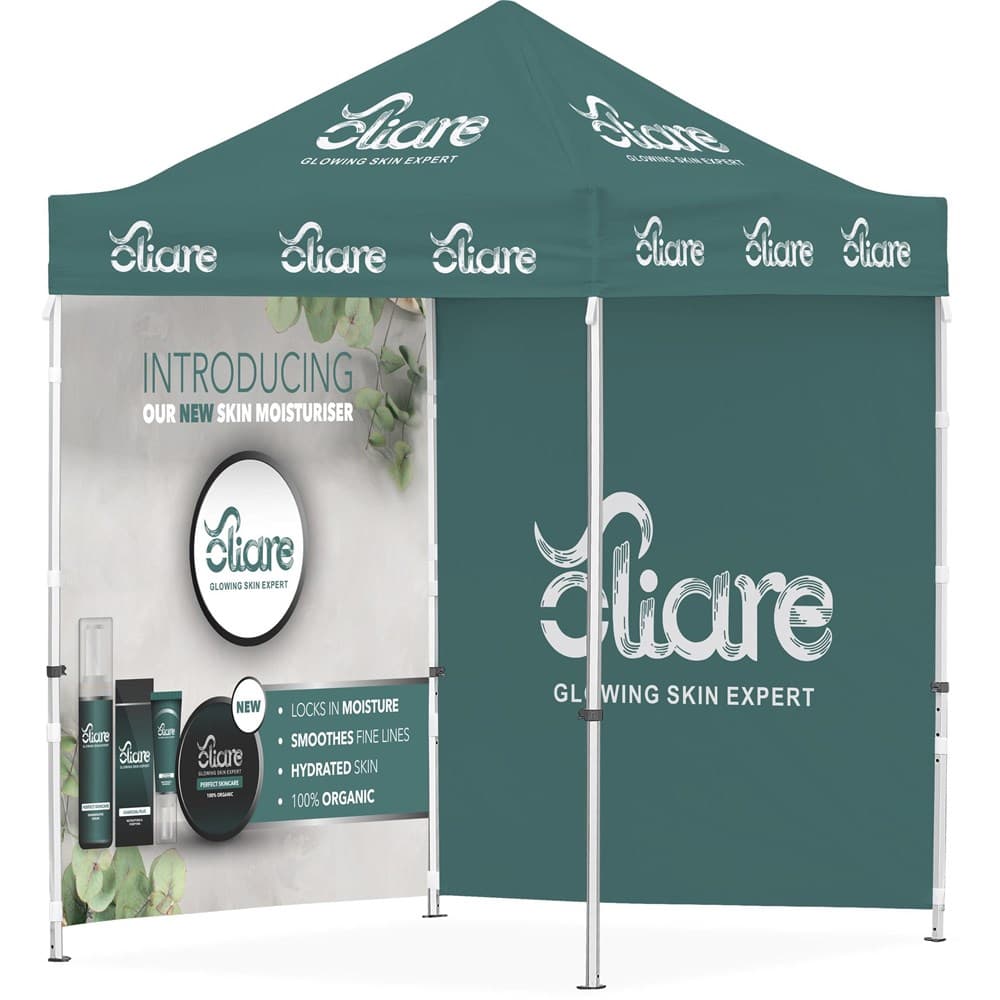 Ovation Sublimated Gazebo 2m X 2m - 2 Full-Wall Skins 1